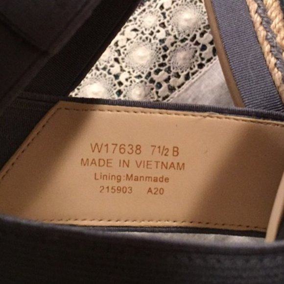 Cole Haan Cloudfeel Espadrille Wedge Sandal Blue Women's Size 7.5 - Picture 14 of 15